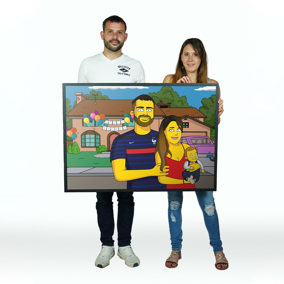 Portrait Simpson Personnalisé