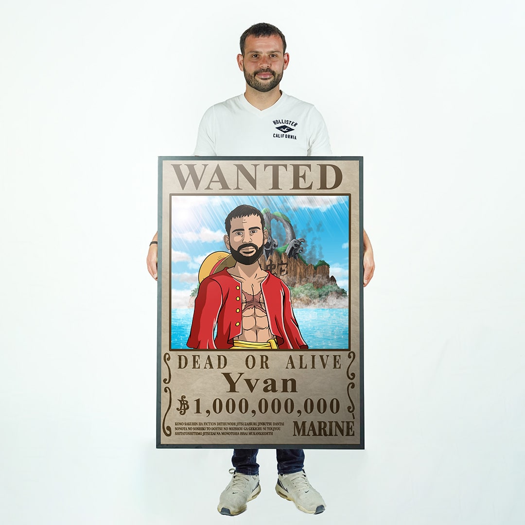 Affiche One Piece personnalisée