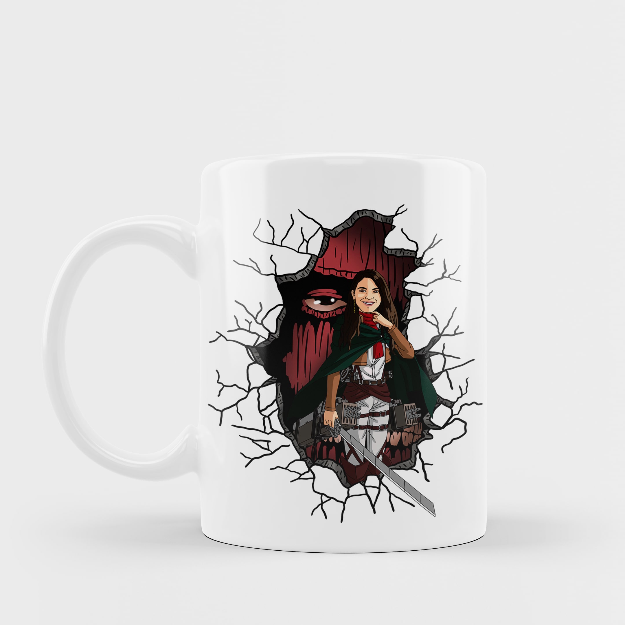 Mug Attaque des Titans Personnalisé Personnalisé