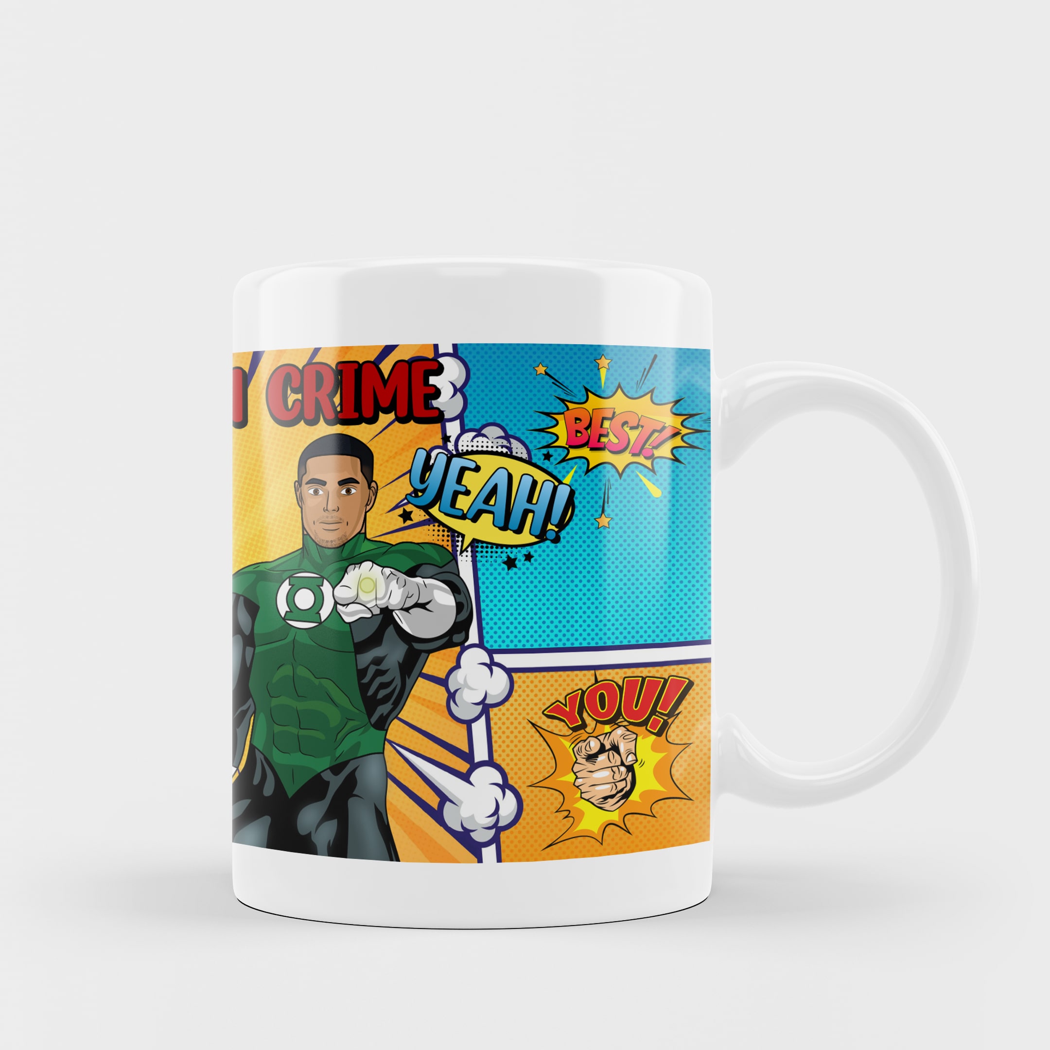 Comic Book Style Mug