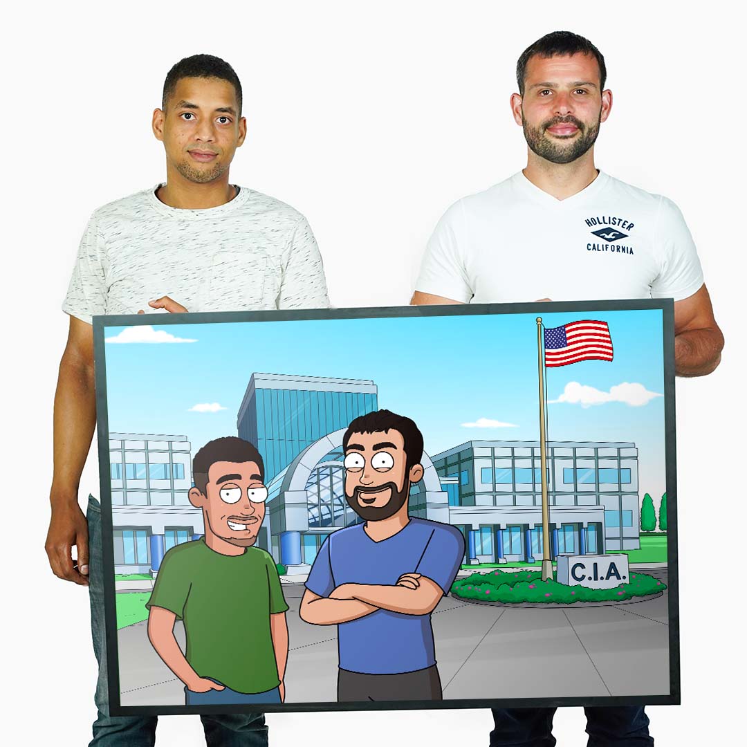 Custom American Dad Portrait
