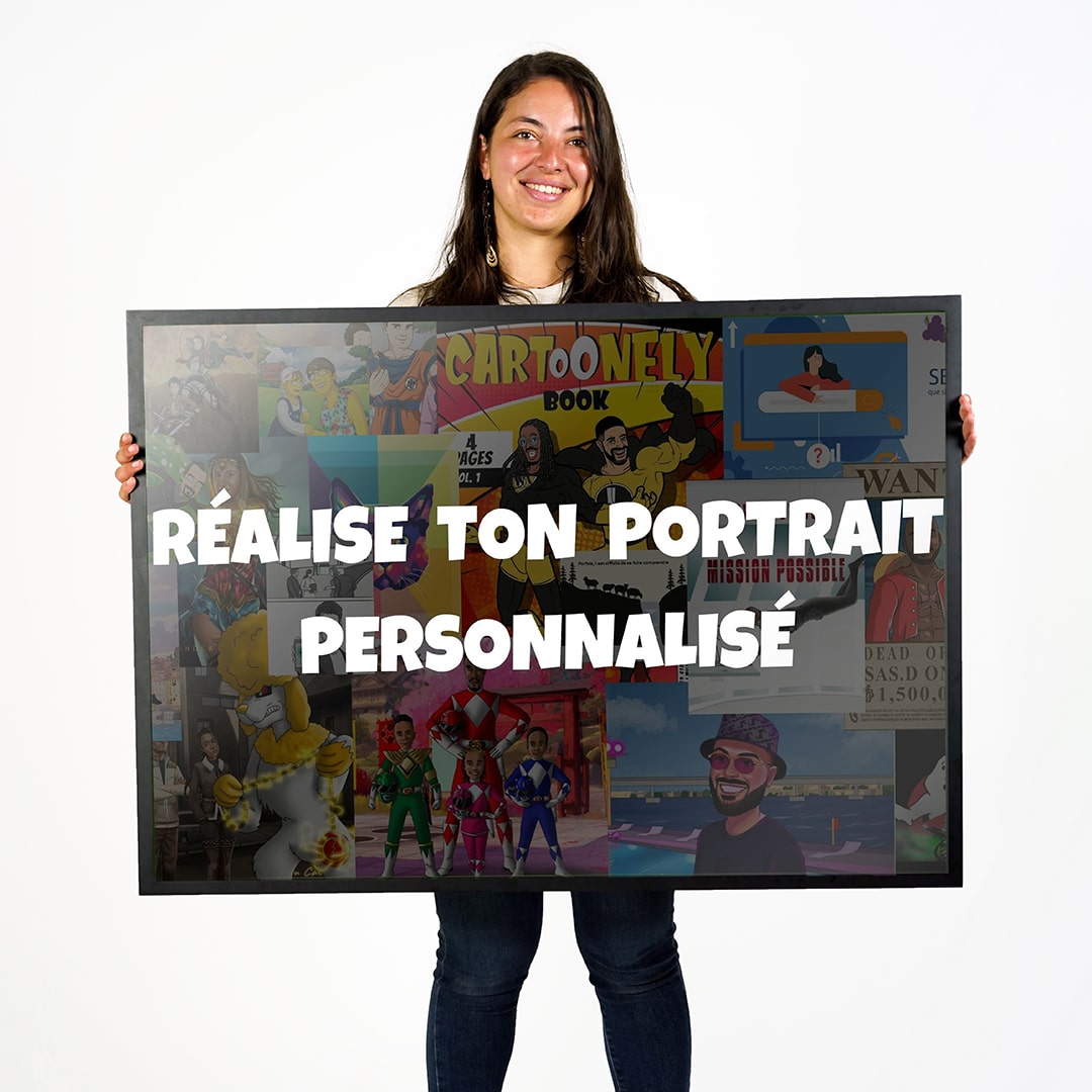  Portrait Manga Personnalisé 