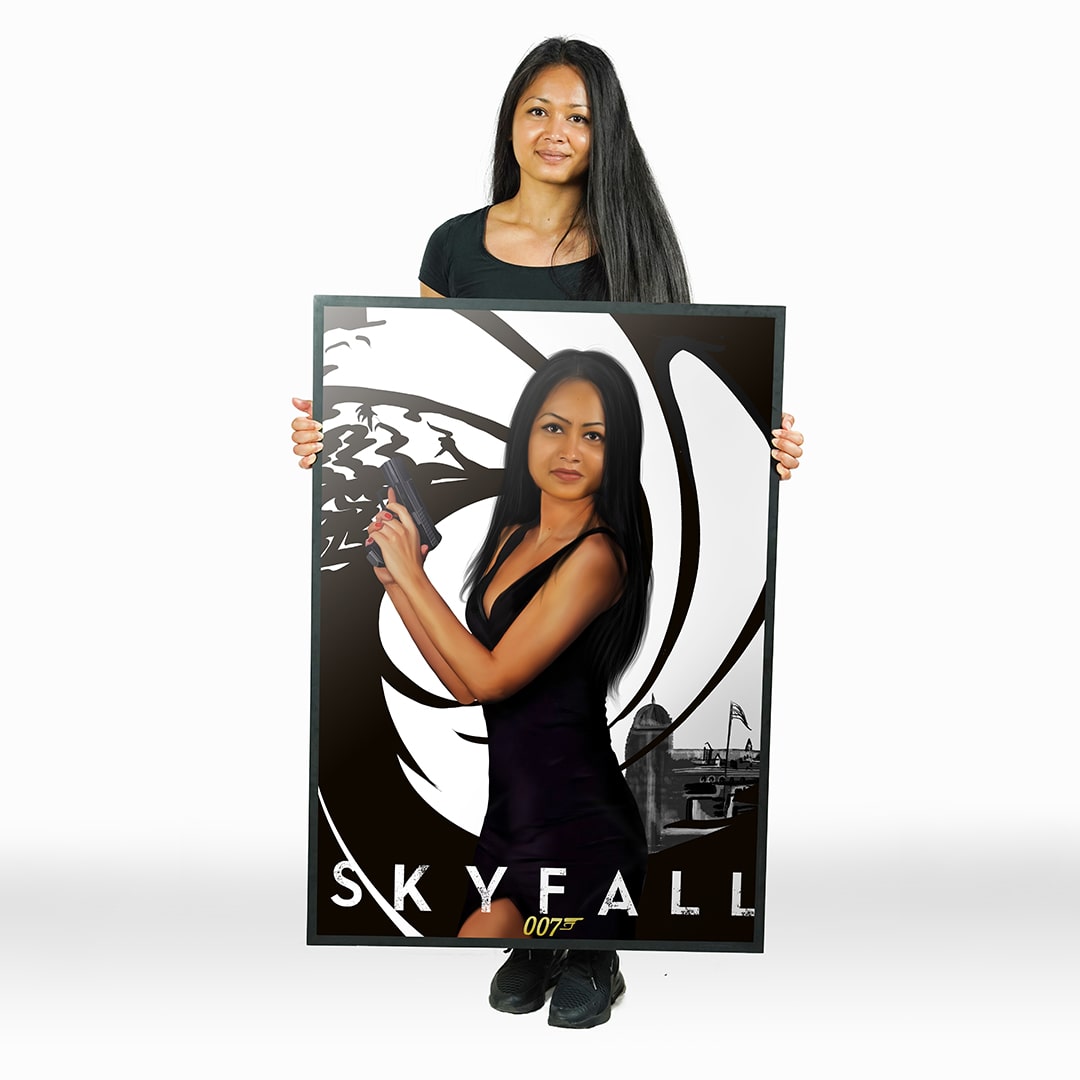 Custom James Bond Poster