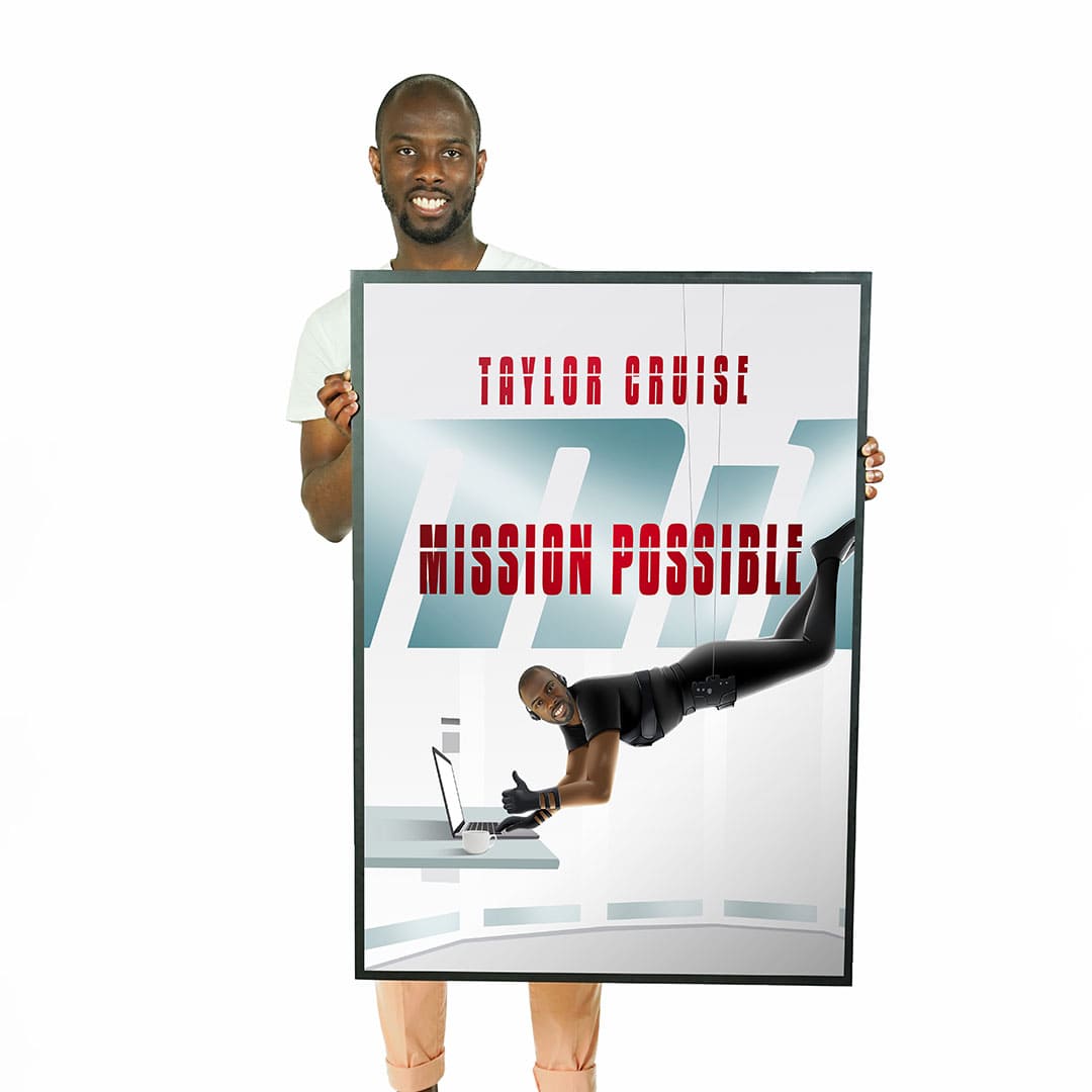 Affiche Mission Impossible Personnalisée
