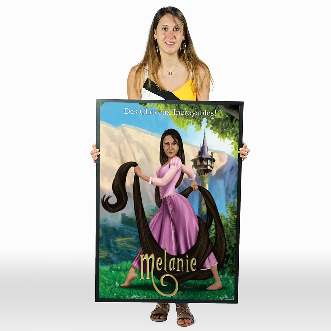 Affiche de Raiponce Personnalisée