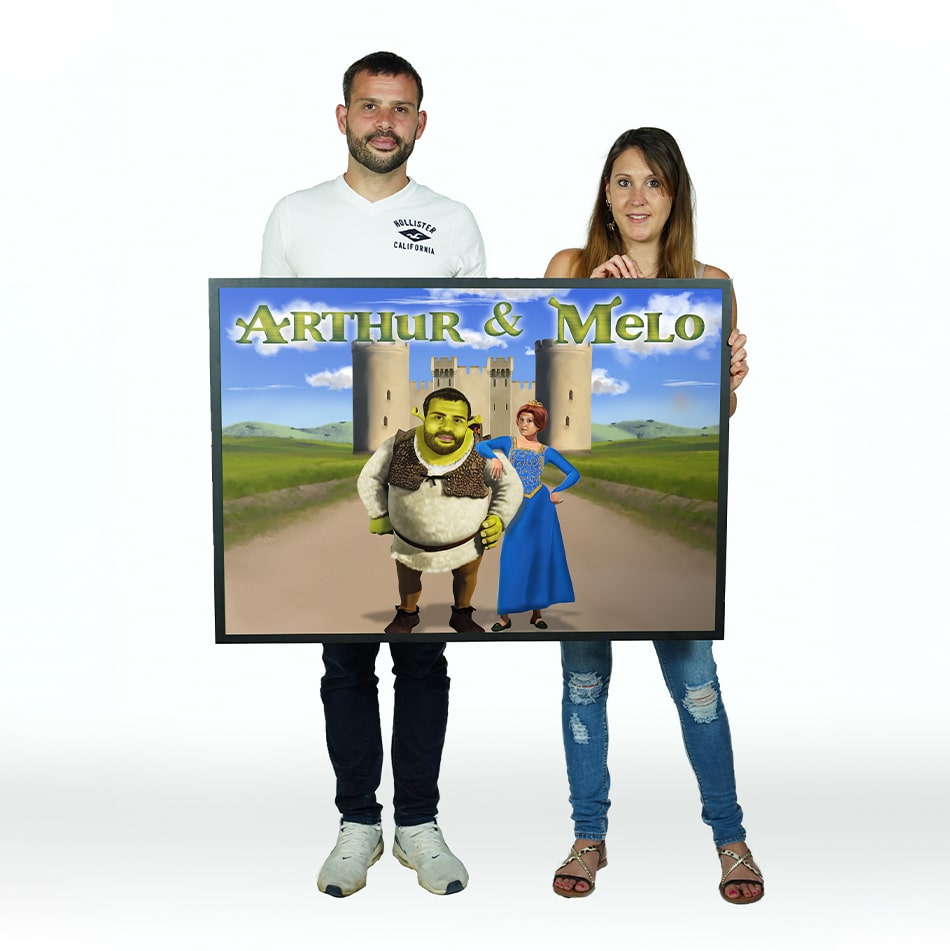 Custom Shrek Movie Poster