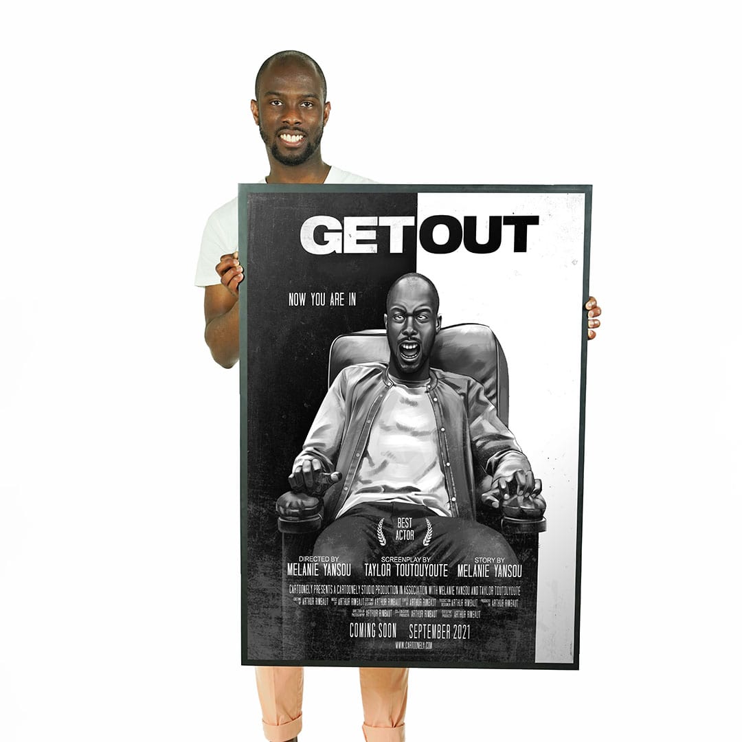 Custom Get Out Movie Poster