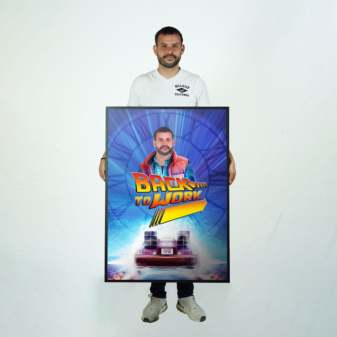 Custom Back to the Future Movie Poster
