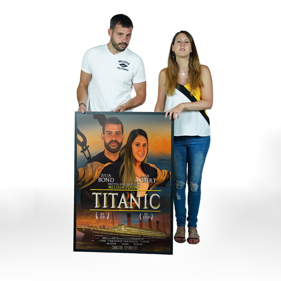 Affiche Titanic Personnalisée