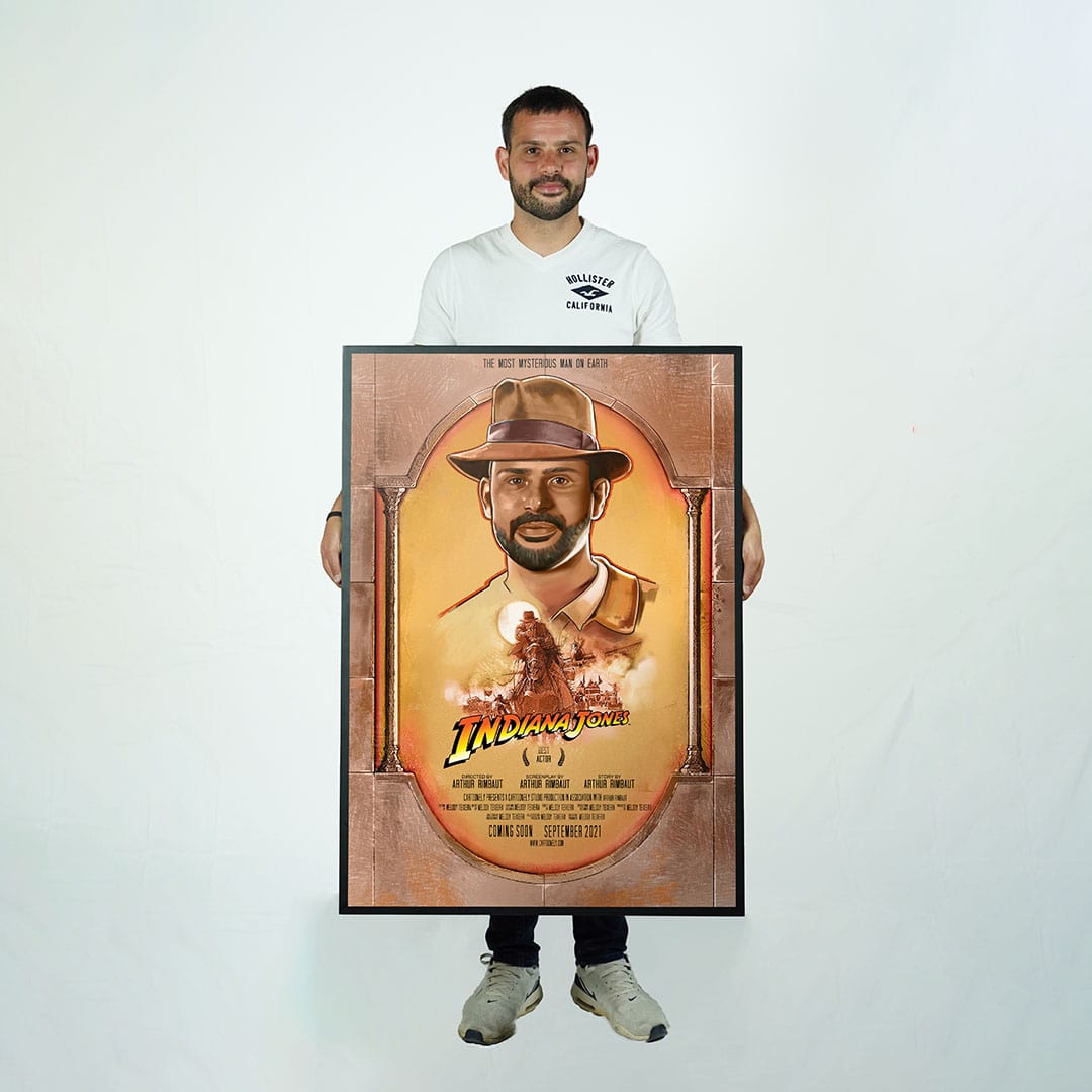 Custom Indiana Jones Movie Poster