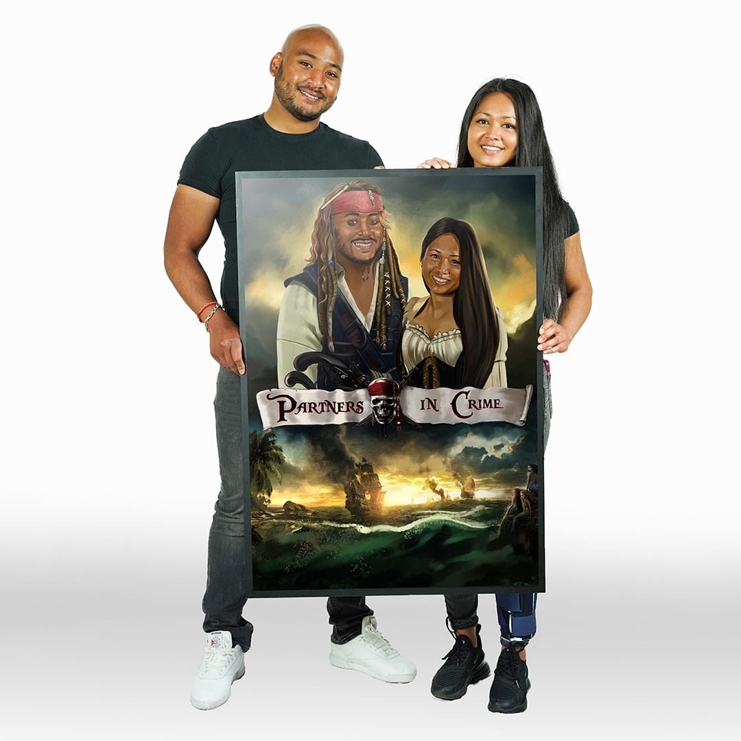 Custom Pirates of the Caribbean Movie Poster