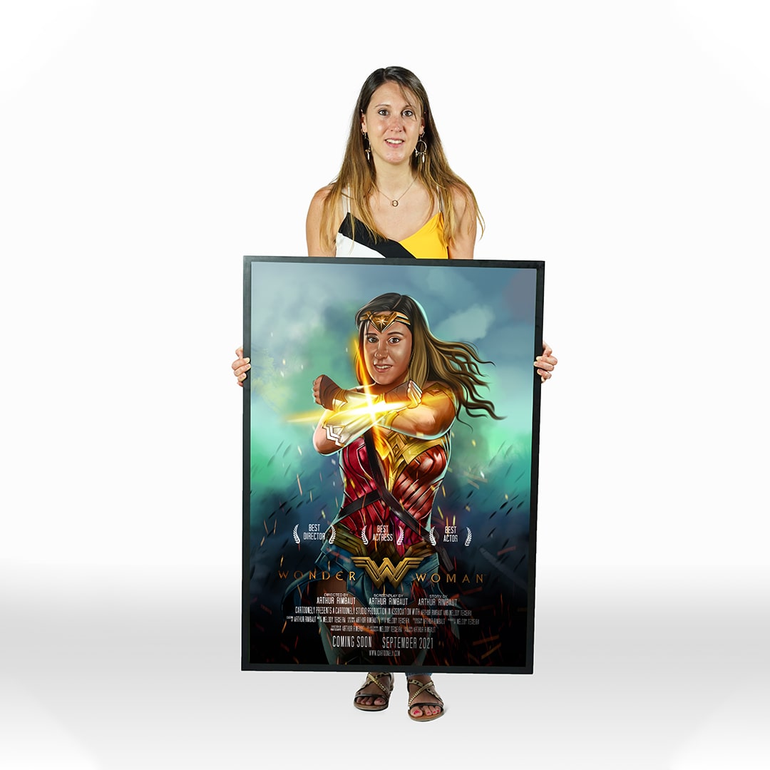 Custom Wonder Woman Movie Poster