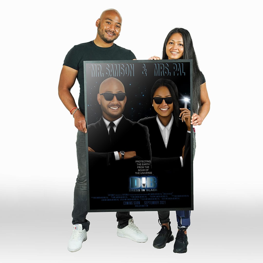 Custom The Men in Black Poster