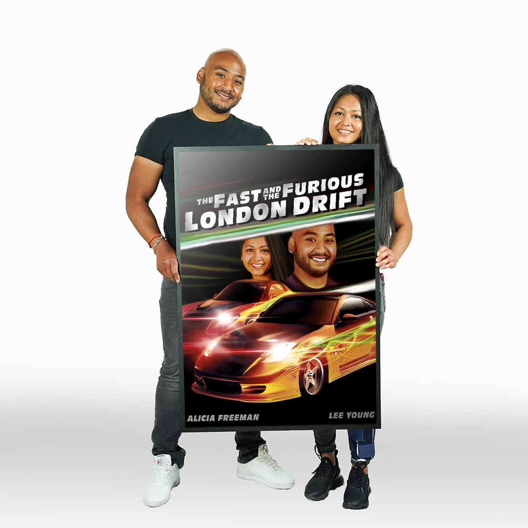 Custom Fast and Furious Movie Poster