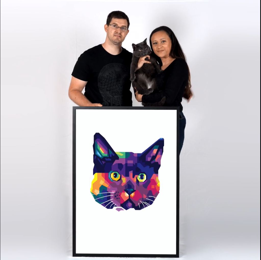 Custom WPAP Pet Portraits