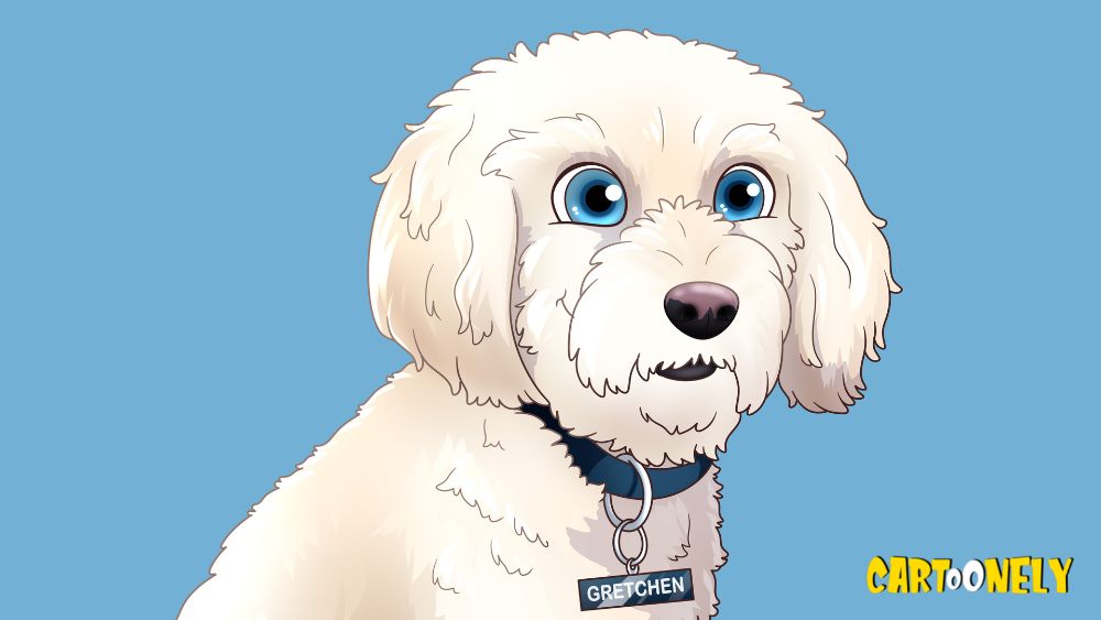 tableau portrait animaux style cartoon