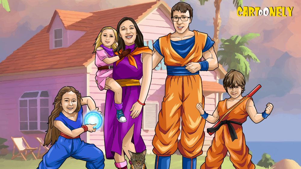 Anime Families Portrait