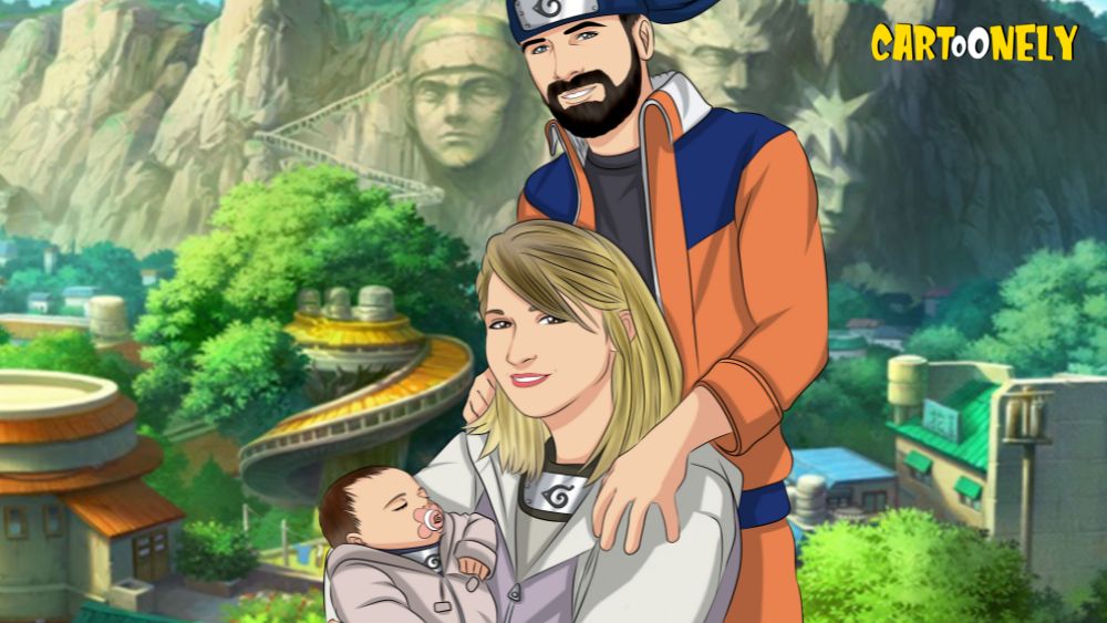 Anime Family Portraits