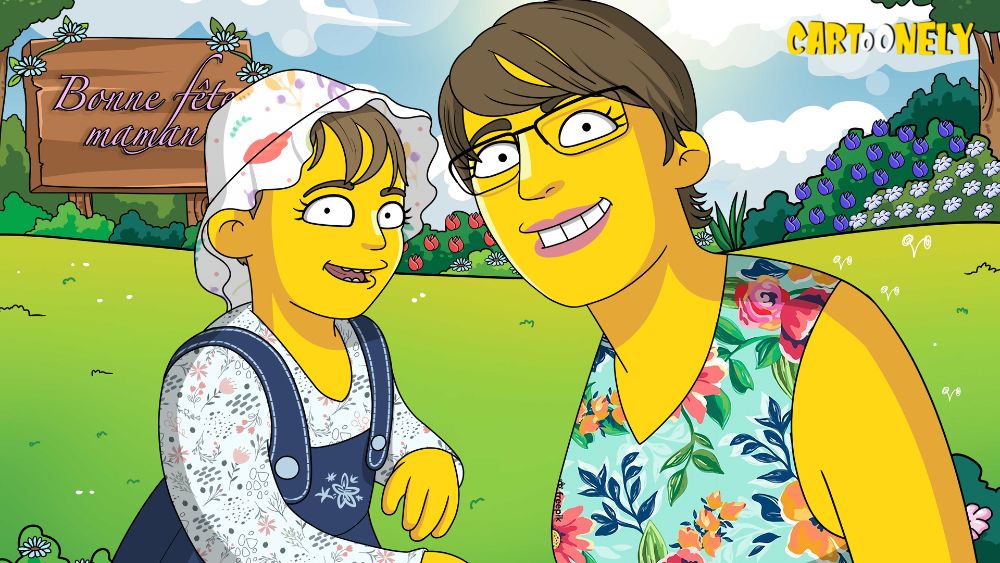 Cadeau de Dessin de Portrait de Famille