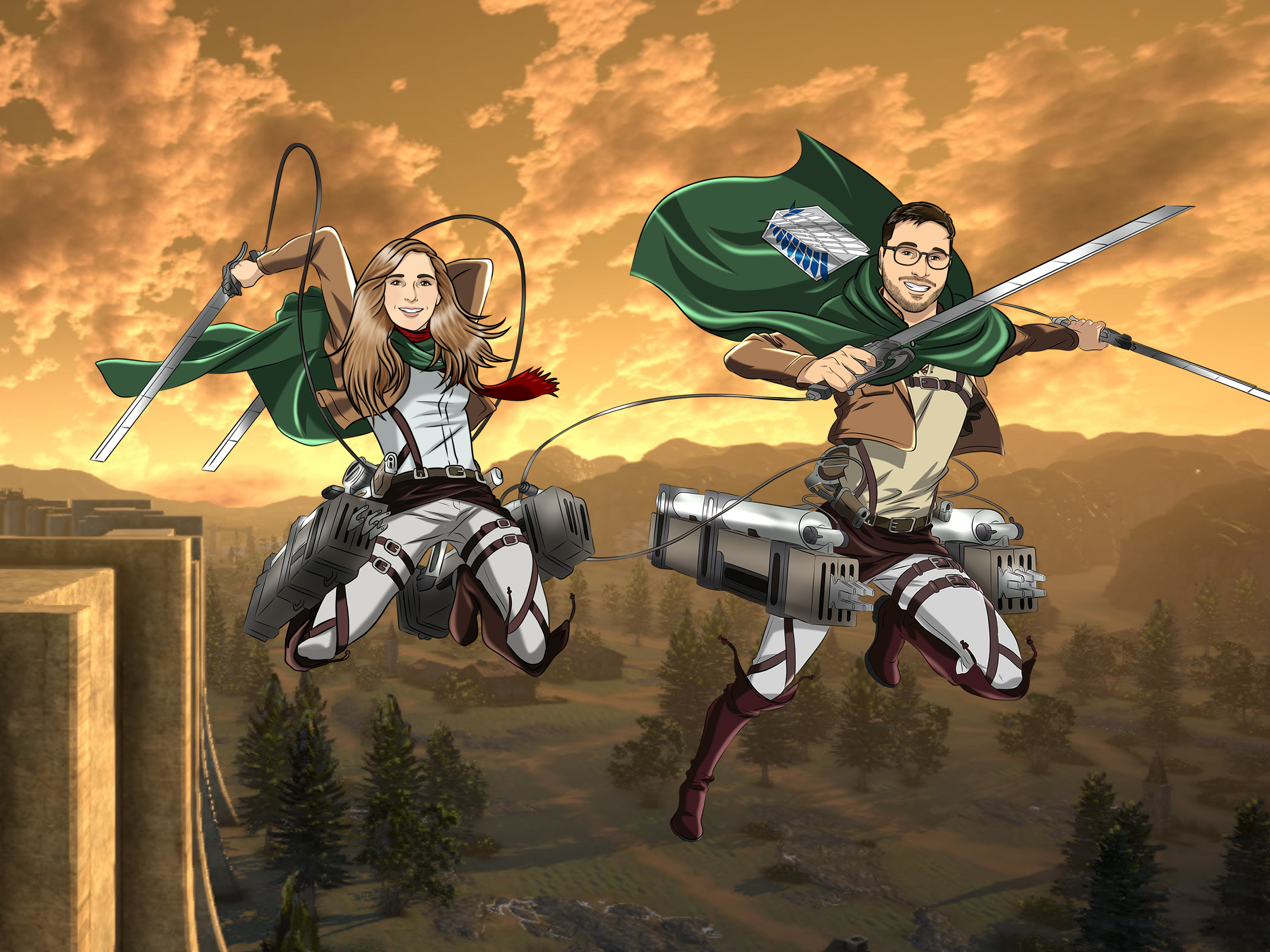 Commander une illustration de couple