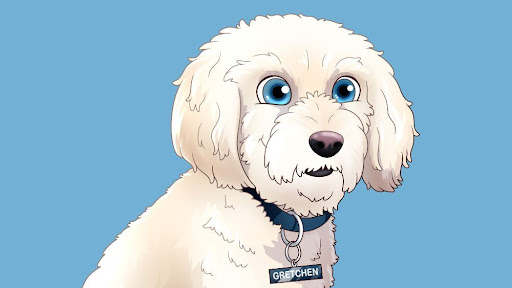 Gretchen the Maltese bichon