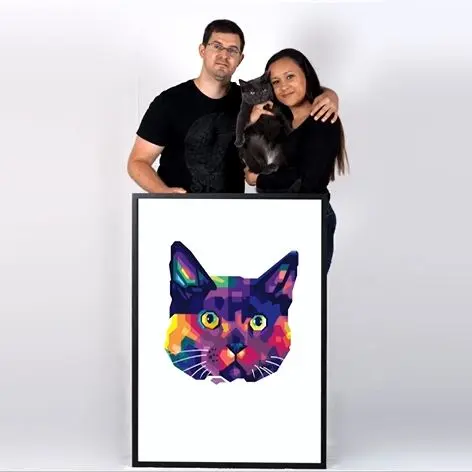Portrait Animal Style WPAP