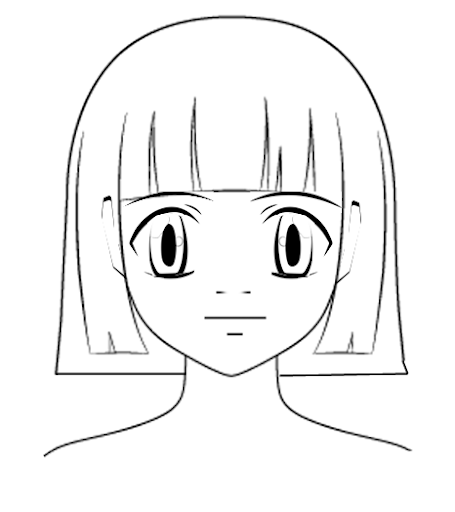 manga hair